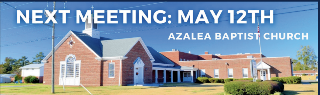 Next meeting: May 12th